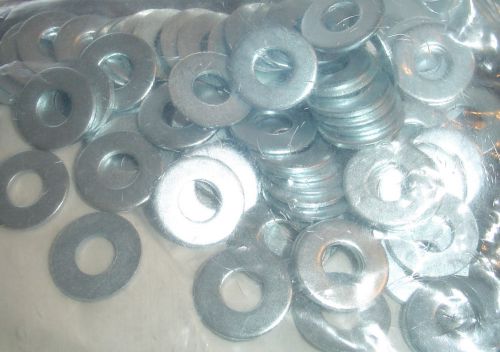 NEW~Lot of/QTY (2000) FABORY 1/4&#034; FLAT WASHERS ZP 1/4X0.75 Mfr# U38400.025.0004