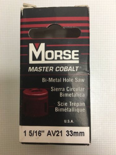 Morse - 1-5/16 inch saw diameter, bi metal toothed edge hole saw for sale