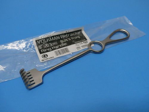 Volkman Retractor 8&#034;,BLUNT Blade,6 Prong- Ring Handle,Orthopedic Instruments