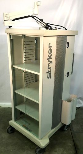 Stryker Video Tower Cart Cabinet Stand Endoscopy Camera ELECT VISION