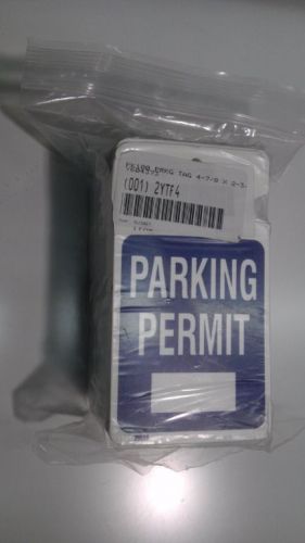 PLASTIC PARKING PERMIT UNNUMBERED PARKING TAG, 2-3/4 X 4-7/8 PK 100 (M1003)