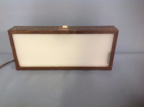 DENTAL VINTAGE RUGBY X-RAY VIEWBOX 15 X 6 1/2