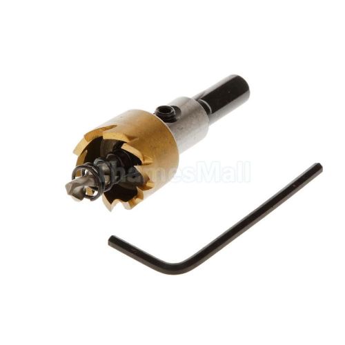 19.5mm Durable High Speed Steel HSS Drill Bit Hole Saw Metal Alloy Cutter