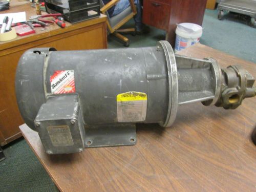 Baldor AC Motor &amp; Pump CM3614T 2HP 1160RPM 184TC 230/460V 7/3.5A Used