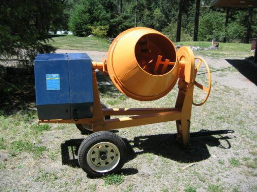 Vanguard #45198 cement mixer 6 cu/ft 7.5hp heavy duty side mount dump - new for sale