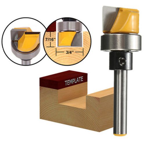 1/4 Inch Shank Hinge Mortise Template Router Bit Woodworking Milling Cutter