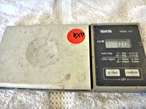 USED TANITA MDL 1477 ELECTRONIC DIGITAL SCALE 100G CAPACITY - NO MNL NO BOX