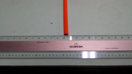 3/8&#034; dia. x 24&#034; long urethane / polyurethane 80 a orange rod p/n 11673 for sale