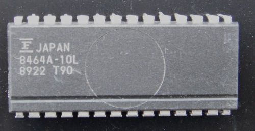 Fuji 8464A 10L CMOS 64Bit Low Power Sram 28pin DIP Used Quantity of Two