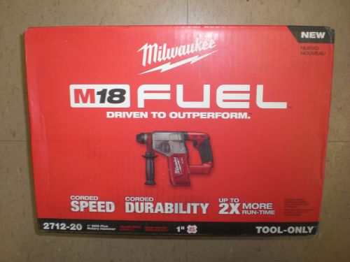 Milwaukee 2712-20 M18 FUEL 1&#034; SDS Plus Rotary Hammer (Bare Tool) NIB LOOK!!!