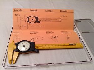 General Dial Caliper 0-6&#034; / 0-150 mm-In the case- Swiss Made-- EUC