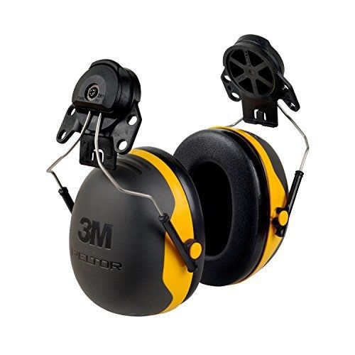 3M Peltor X-Series X2P3E Cap-Mount Earmuffs, NRR 24 dB, One Size Fits Most,