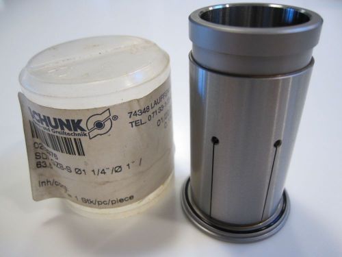 SCHUNK 0203976 SDF GZB-S 1.250&#034;/1.00&#034;/63.5  COLLET SLEEVE