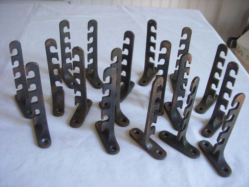 18 Vintage NOS Merchandise Display Hooks Cast Iron