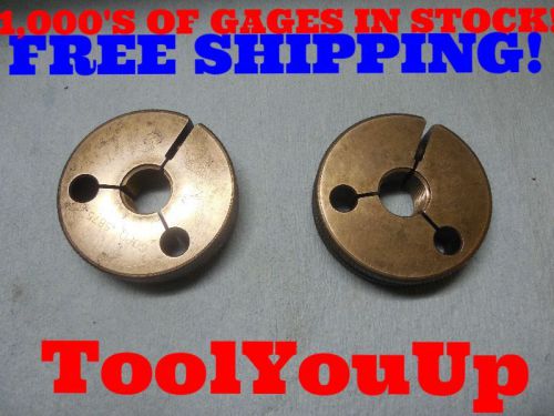 5/8 18 UNF 2A THREAD RING GAGES  .625 GO NO GO P.D.&#039;S ARE  .5876 &amp; .5828 TOOL