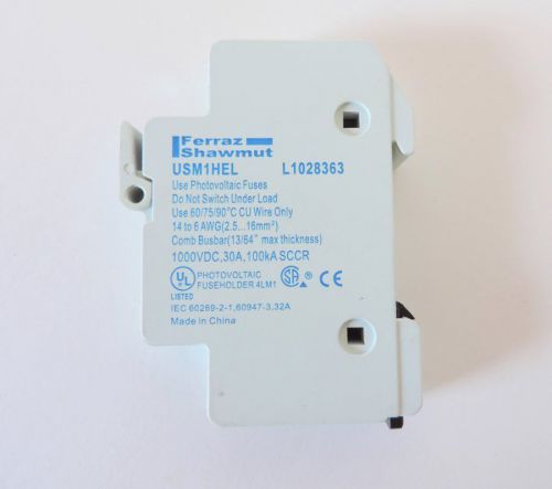 New ferraz shawmut mersen fuse holder  1000v 32 amp usm1hel for sale