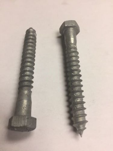 3/8 x 4-1/2&#034; Hex Lag Screw Hot Dip Galvanized 50 count box