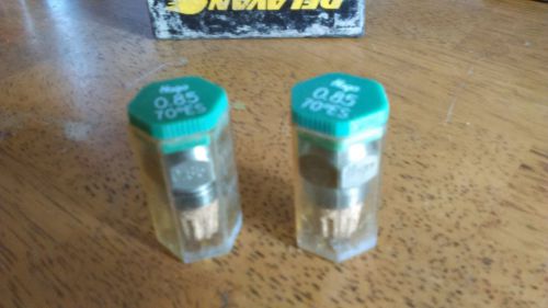 Lot of 2 Hago .85 GPH 70 B  Oil Burner Spray Nozzles