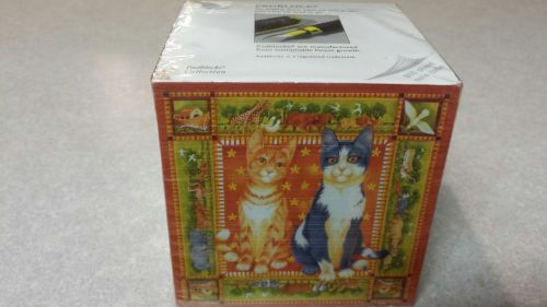 PadBlock Collection Cat Two Cats Noah&#039;s Ark Cube Paper 3.5x 3.5