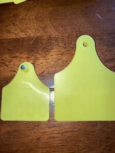 ALLFLEX Cattle Ear Tags Livestock Cow Swine Sow Sheep Yellow 8224-8205