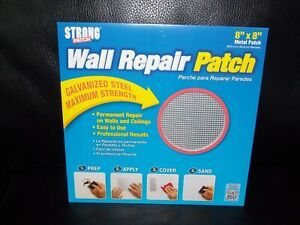 STRong Patch DRYWALL PATCH 8&#034; X 8&#034;  WALL PATCH CEILING LIGHT OUTLETS USA made   