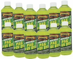 TSI Supercool 27880-12CP Universal Synthetic PAG Oil with U/V Dye 8 oz 12 Pack