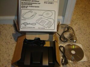 SANYO PC Transcription Kit FS-USB1- New / Open Box   Foot Control Headset Cable