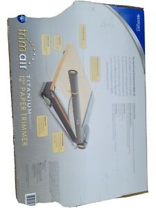 New!!!Westcott TrimAir Titanium Wood 12&#034; Guillotine Trimmer 887012