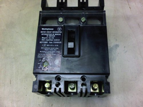 Westinghouse 30 amp 600 volt mcp13300s for sale