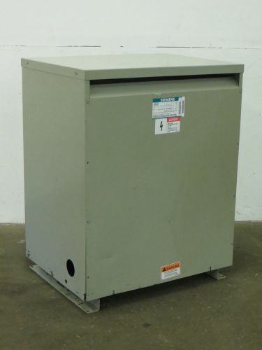 (1) siemens nema class aa dry type transformer - used - am12930 for sale