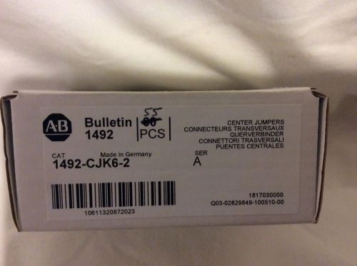 Allen Bradley AB 1492-CJK6-2 Center Jumper, 6mm center to center, Lot of 48