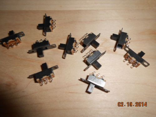 Small/ mini  SPDT slide switch- 10pcs