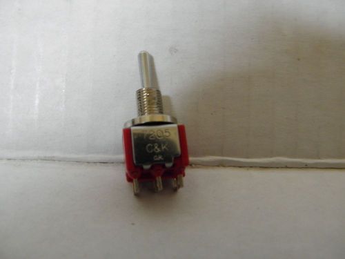 C&amp;K COMPONENTS MODEL 7205SCWZQE SWITCH TOGGLE DPDT