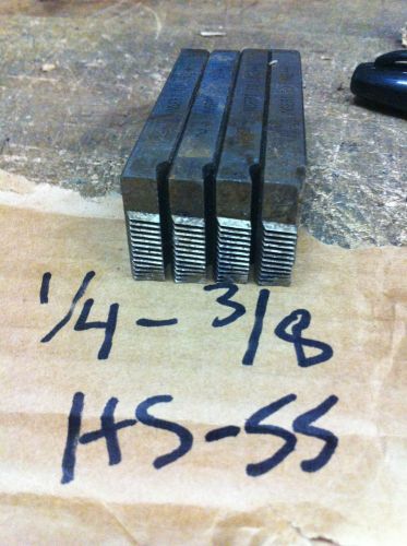 Ridgid 47780 1/4&#034; to 3/8&#034; - 18 tpi npt hs ss universal dies rh 811 815 a head for sale