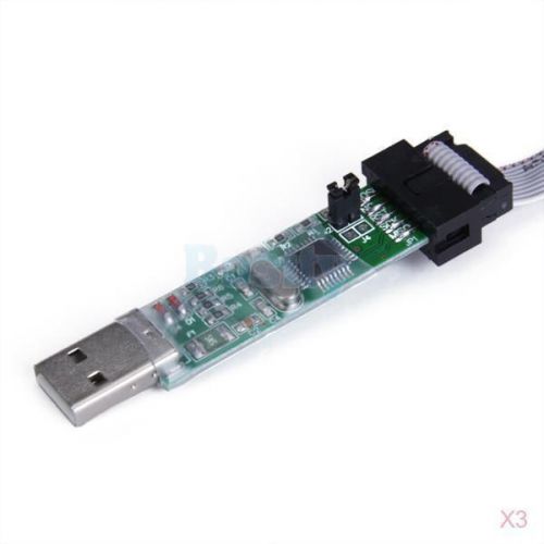 3x usb isp programmer for atmel avr ( 51 atmega attiny ) for sale