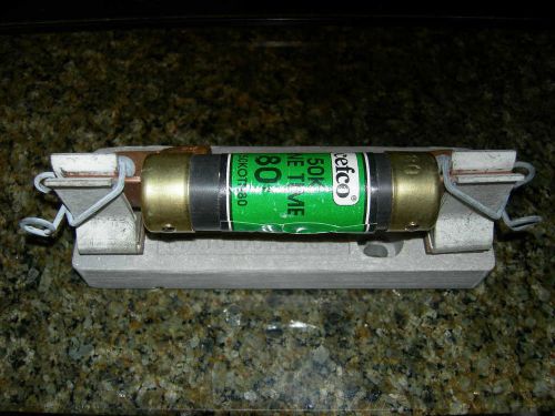 CEFCO OT80 0T 50K 80 AMP 600 VOLT ONE TIME FUSE NOS 50KOTN80