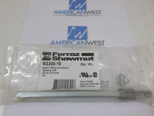 1 NEW FERRAZ SHAWMUT SG200-10 Operating Shaft   type G  10x10 200mm