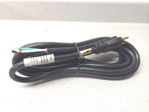 12 FT Power Supply Bare End SJT 12/3 Black 15 amp 125V (1TNA5)