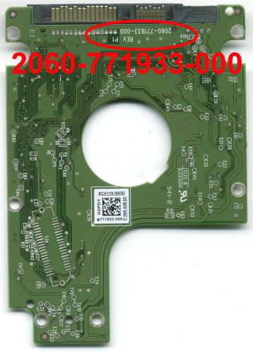 WD10JPVX-75JC3T0 WD10JPVX 2060-771933-000 REV P1 771933 1TB PCB board +FW