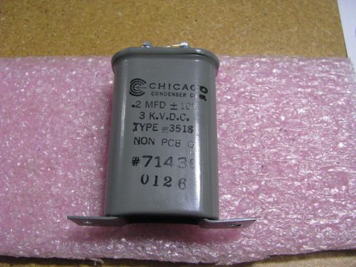 CHICAGO CONDENSER CAPACITOR # C617654-06 NSN: 5910-00-412-4222