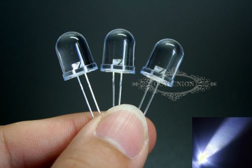 Free P&amp;P 200PCS 2Pin Superbright 10mm Round Green LED Diode Lamp Light 22000MCD