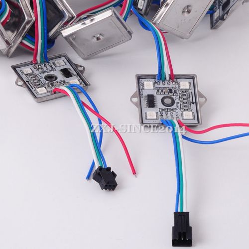 20pcs 36mm*36mm square 12v digital rgb led pixels ws2801 ic module string light for sale