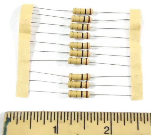 1 Watt 1 Ohm Carbon Film Resistor 5% Lot 10 Pcs USA FAST SHIP