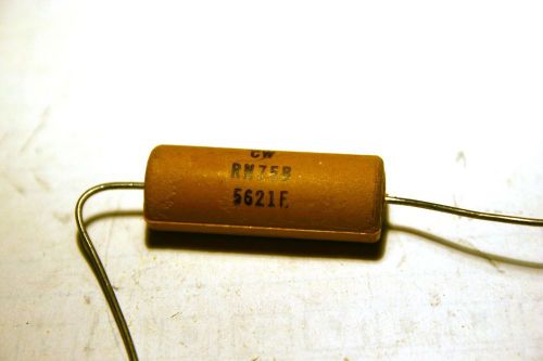 IRC 5.62Kohms 5.Watts 1% RN75B precision resistor Pair Mil  radio
