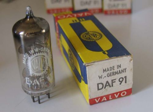 4 Nos Valvo DAF91 Vacuum Tube 1S5 ZD17 1B2_1S5 1FD9  Diode  Cut-Off Pentode