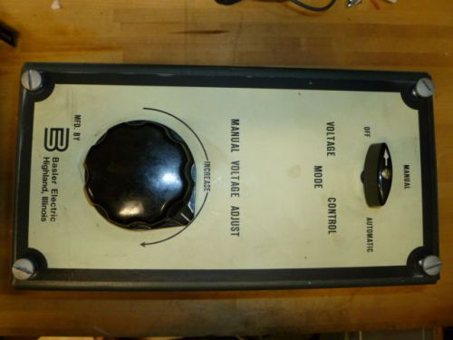 Basler MVC 108 Manual Voltage Control, PN 90 37000 102