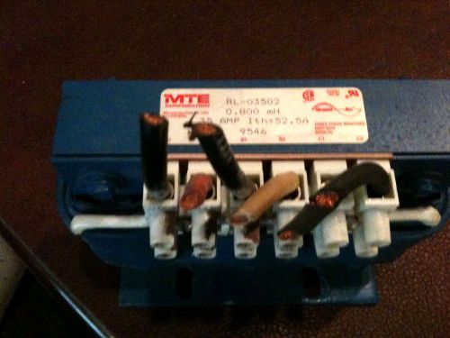 MTE Corporation RL-03502 3-Phase Line Reactor 600V 35AMP