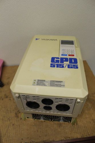 Yaskawa gpd-515/g5 ac drive 20hp 20 hp 35a 28.6a gpd515c-b027 40111cu for sale