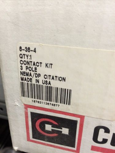 Cutler hammer 6 36 4 6-36-4 3 pole size 4 contact kit for sale