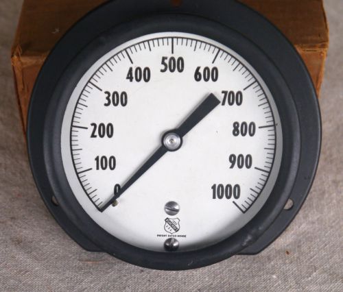 VINTAGE ASHCROFT Alumalife 35 1010 PRESSURE GAUGE 0-1000 Psi  3.5&#034; Dial 1/4&#034; Npt